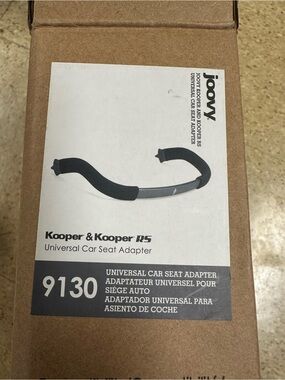 JOOVY Kooper Universal Car Seat Adapter NEW IN BOX Chicco Graco Maxi Cosi